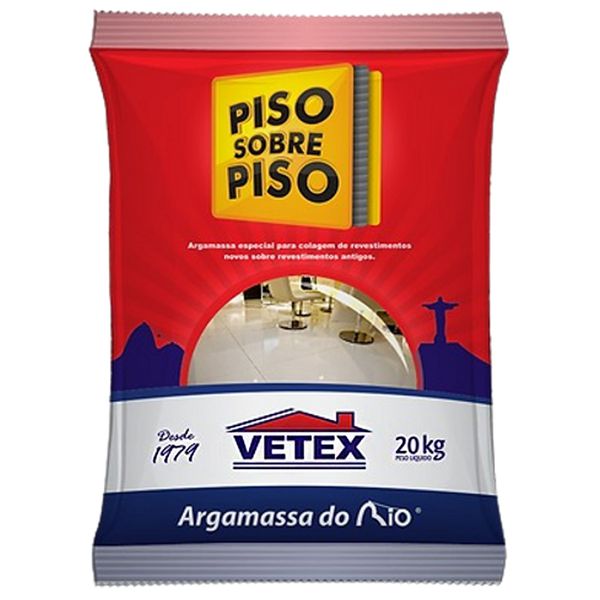 Argamassa Piso Sobre Piso Interna e Externa Vetex 20kg