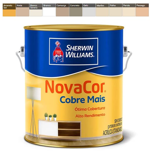 Tinta Novacor Cobre Mais 3,6l Sherwin Williams