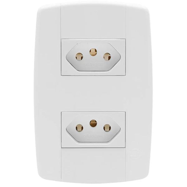 TOMADA DUPLA 250V 4X2 LEV ILUMI