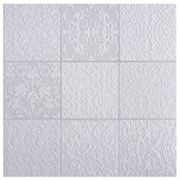 Piso 45x45 Renda Branca Hd 45 Marcelagres