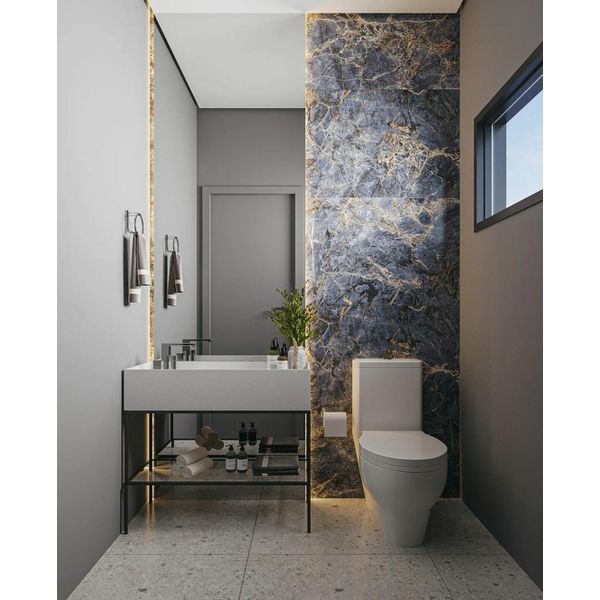 Porcelanato 62,5x125 Elizabeth Maxiblue Polido
