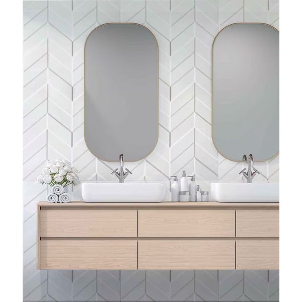 REVESTIMENTO 38X82 CERAL ZIG BRANCO RETIFICADO 