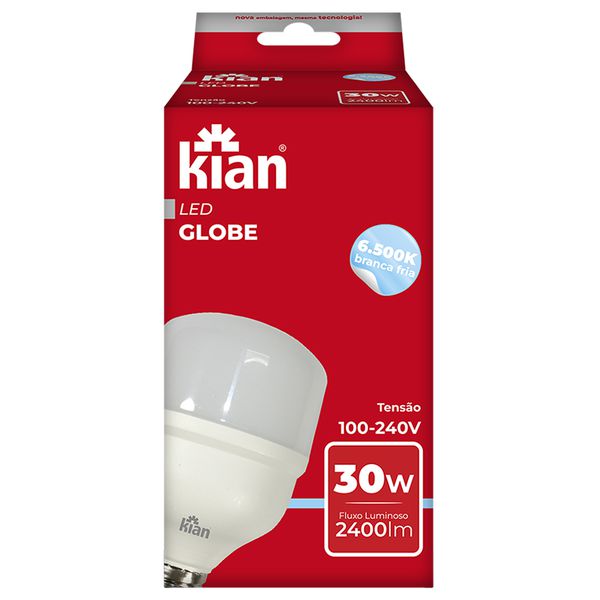 LÂmpada Led Globe E27 6500k Bivolt Kian