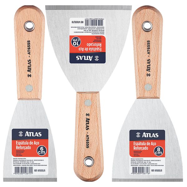 ESPÁTULA DE AÇO REFORÇADO ATLAS
