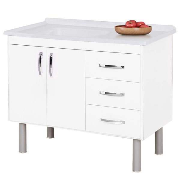 Gabinete De Cozinha Sem Tampo 116,2cm TÓquio Aj Rorato