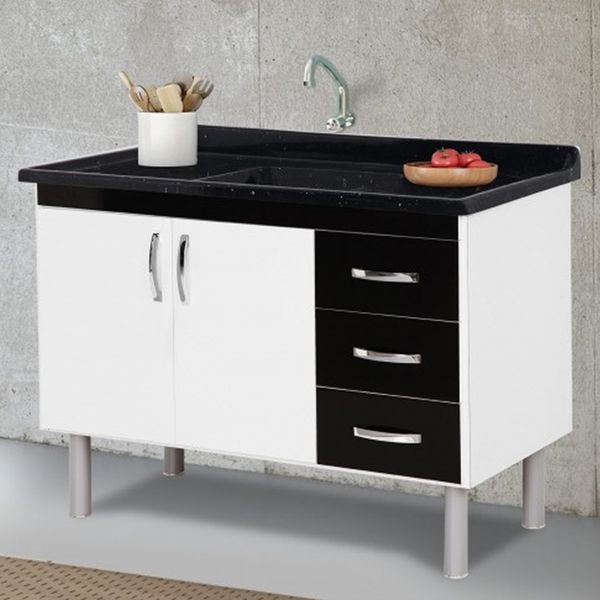 Gabinete De Cozinha Sem Tampo 116,2cm TÓquio Aj Rorato