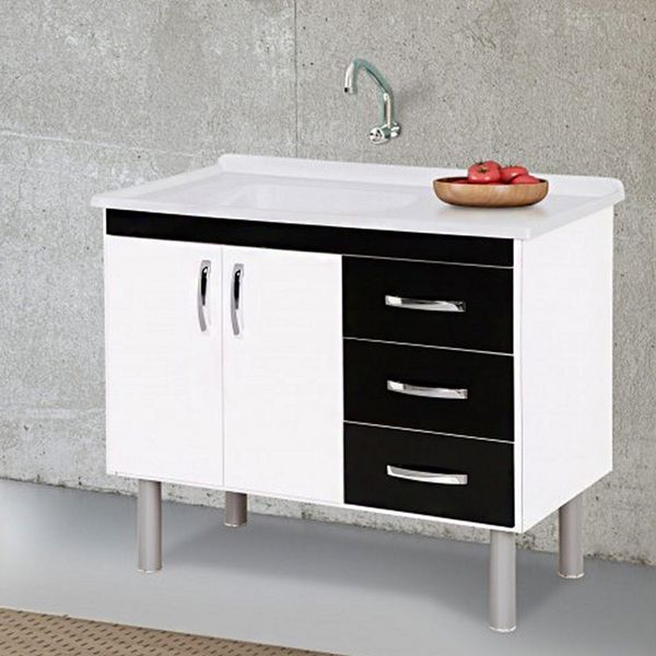 Gabinete De Cozinha Sem Tampo 95,2cm TÓquio Aj Rorato