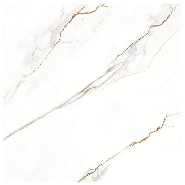 Porcelanato 84x84 Delta Vene Doro Polido Esmaltado