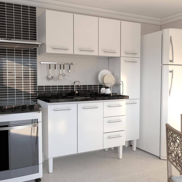 Gabinete De Cozinha Venus 120 Montado