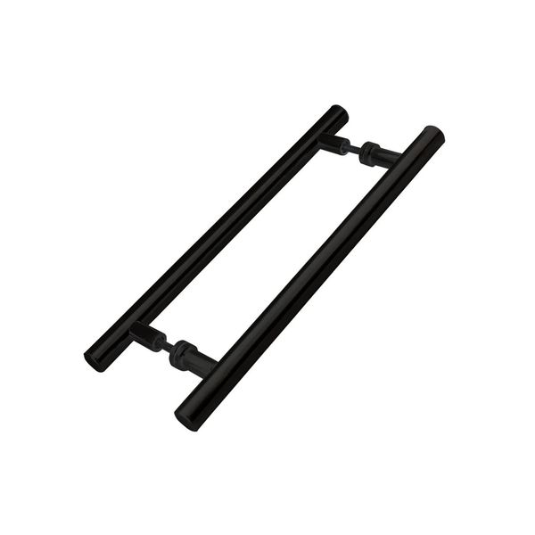 Puxador De Porta Tubular Aluminio Preto 32Ø