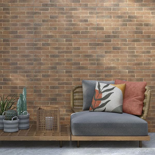 Regua 60x120 Brick Marrom Formigres