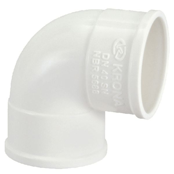 JOELHO DE ESGOTO 90° SERIE NORMAL KRONA