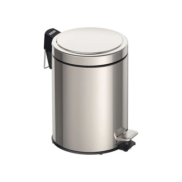 Lixeira Brasil Aco Inox Com Pedal