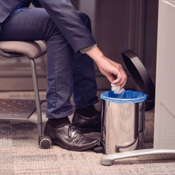 Lixeira New AÇo Inox Com Pedal