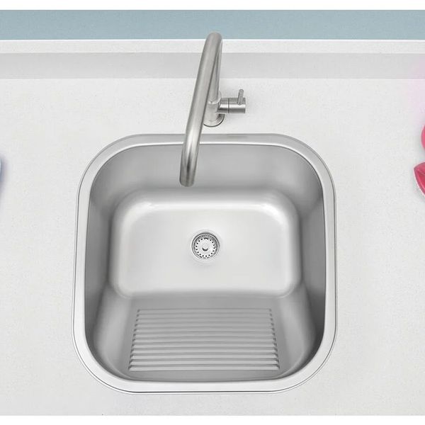 Tanque De Encaixe AÇo Inox Acetinado Com Valvula