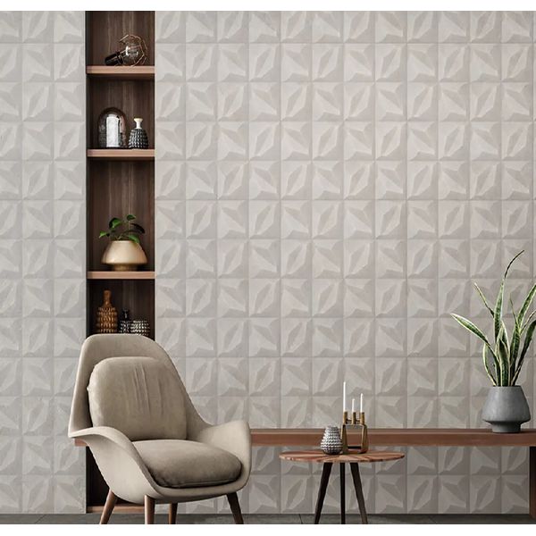 PORCELANATO 61X61 CRISTOFOLETTI CEMENT CREA GRIGIO 61074