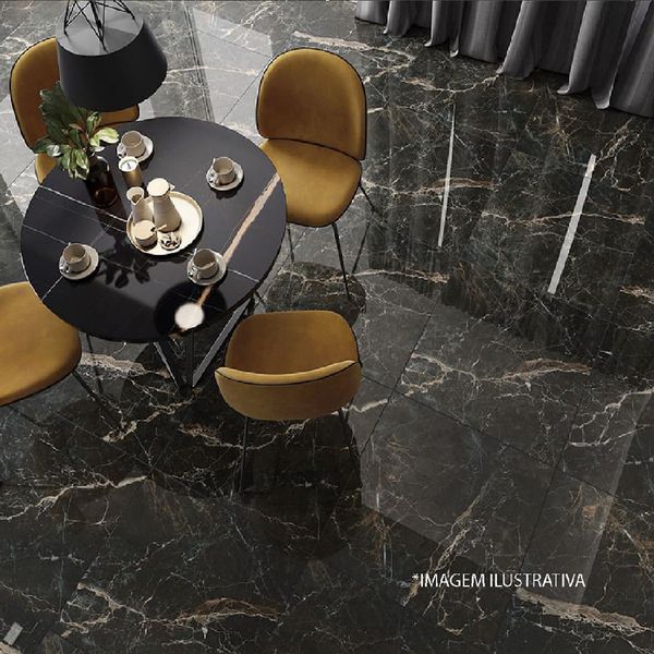 PISO 66X66 FORMIGRES IMPERIUM DARK POLIDO RETIFICADO EXTRA 
