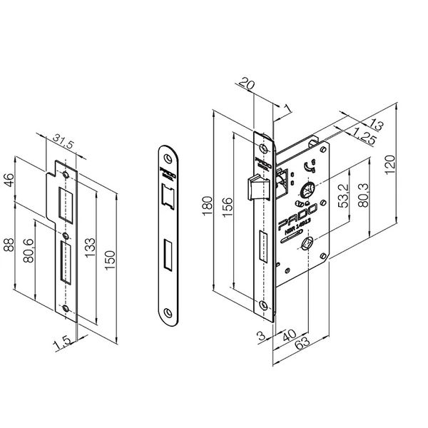 FECHADURA ZM SARA RQ3