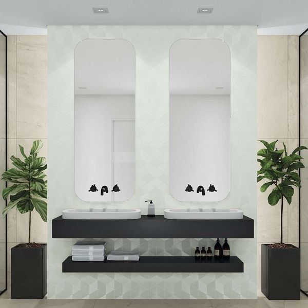 REVESTIMENTO 17,4X17,4 PORTINARI LOVE HEXA GN MLX 