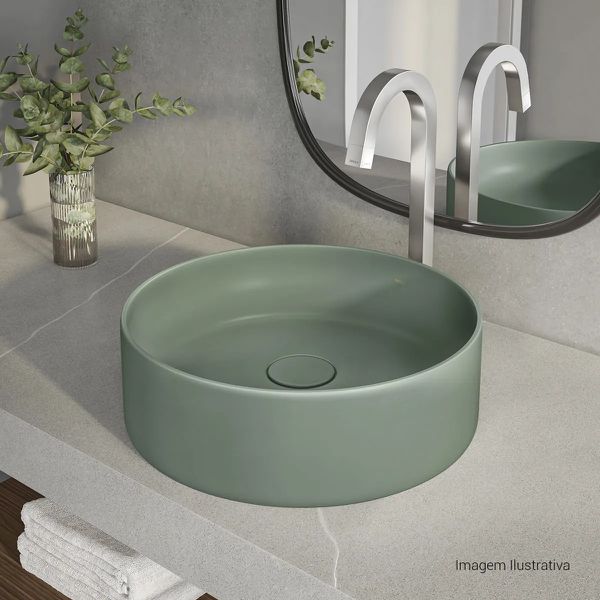 Cuba De Apoio Redonda Slim 40cm Deca