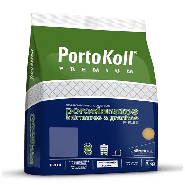 Rejunte Porcelanato flex up 3kg Portokoll