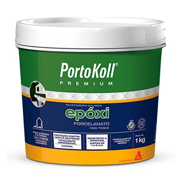 Rejunte Epoxi Porcelanato 1kg Portokoll