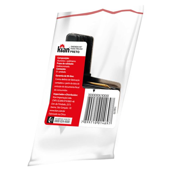 EMENDA 90º PARA TRILHO KIAN