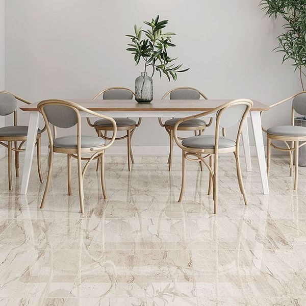 Piso 66x66 Vecchia Bege Polido Retificado Formigres