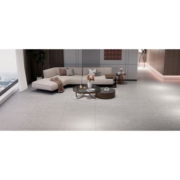 Porcelanato 90x90 Delta Armani Grigio Esmaltado Acetinado