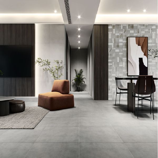 PISO 77X77 CEMENTO CARBON ACETINADO 77008 REALCE