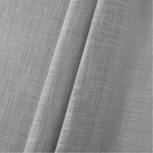 CORTINA RÚSTICA LINHÃO CINZA BELLA JANELA