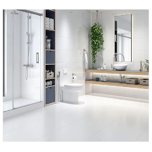 PISO 60X60 FORMIGRES BRANCO ACETINADO RETIFICADO EXTRA 