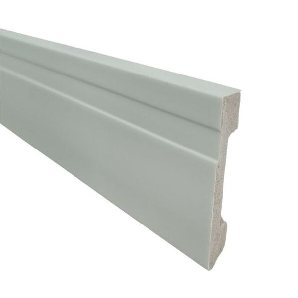 RODAPÉ FRISADO SLIM POLIESTIRENO KIT COM 02 PEÇAS