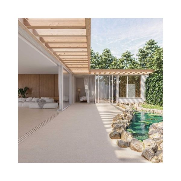 PORCELANATO 80X80 BIANCOGRES PETRA BEIGE SATIN 