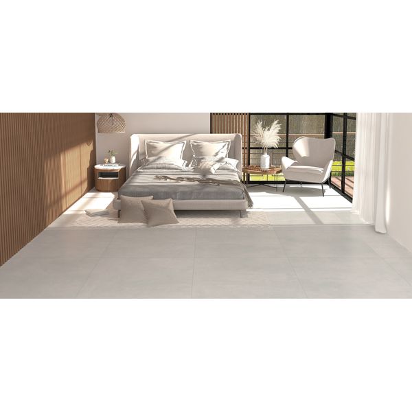 PORCELANATO 90X90 DELTA OBELISCO OFF WHITE ACETINADO