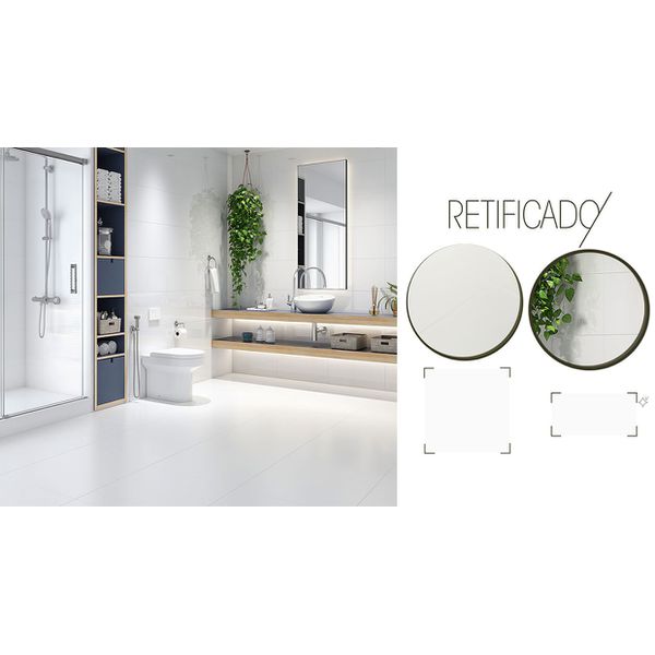 PISO 60X60 FORMIGRES MONT BLANC ACETINADO RETIFICADO