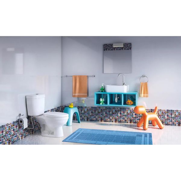 VASO CELITE CONVENCIONAL 6.8 LITROS NFANTIL BRANCO