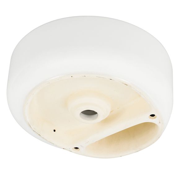 CUBA PARA BANHEIRO DE APOIO REDONDA COM MESA 40CM BRANCO - DECA