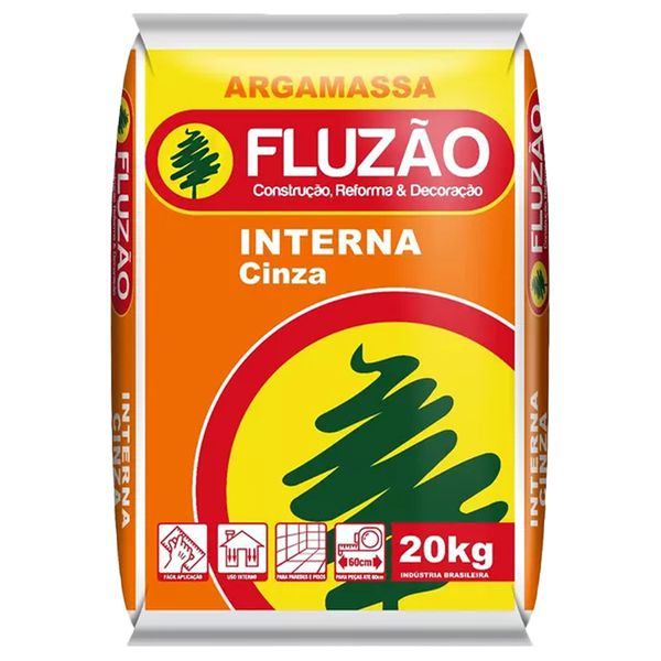 ARGAMASSA INTERNA AC1 FLUZÃO 20KG