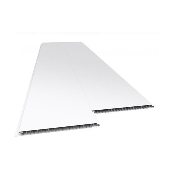 LAMBRIL BRANCO PVC JUNTA SECA 20cm x 6m 1,20m² - MAIS PVC