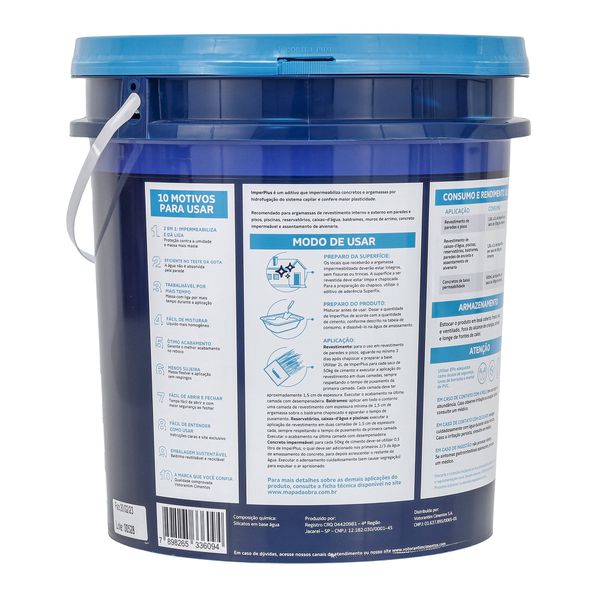 ADITIVO IMPERMEABILIZANTE IMPERPLUS 18L VOTORAN 