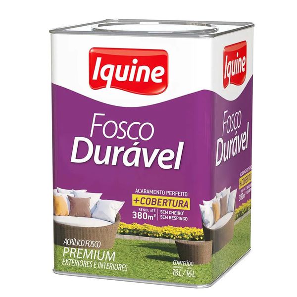 TINTA FOSCO DURAVEL BRANCO NEVE FOSCO 
