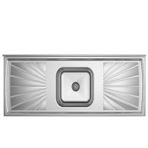 Pia Inox Com Cuba 14 De Profundidade Gnx