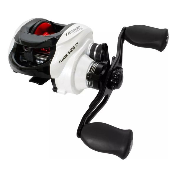 Carretilha Saint Twister DB6000 LH (Esquerda) Rec. 7.2:1 Rol. 5+1 Freio 4,5kg Peso 215g