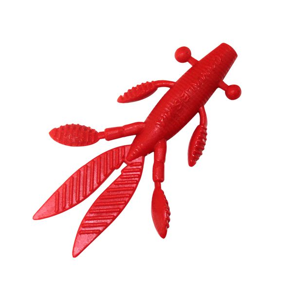 Isca Soft Camalesma Alien Bug 11cm c/ 2 unid. Cor Super red