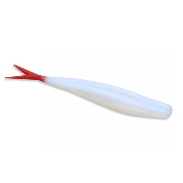 Isca Soft Camalesma Free Shad 11cm c/ 3 unid. Cor Osso/Vermelho