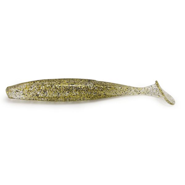 Isca Soft Monster 3x Slow Shad 9cm - 3un. Cor Chá Dourado