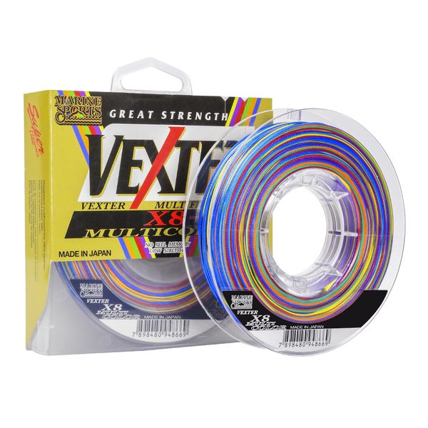 LINHA MULTIFILAMENTO MARINE SPORTS VEXTER X8 300m - Multicolor