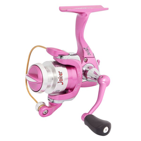 Molinete Maruri Joker Milo Micro 4 rolamentos - Ideal para Pescarias Ultra Light - Rosa