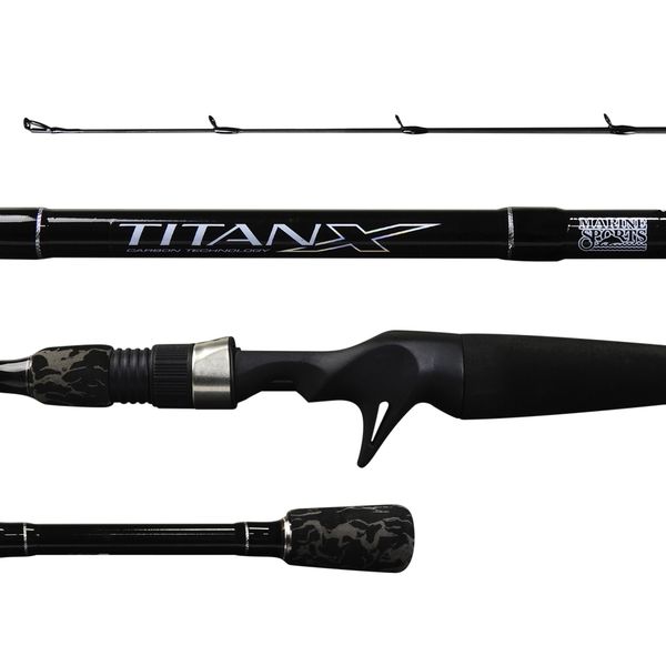 Vara p/ Carretilha Marine Sports Titan X 8-17lbs 5'6"(1,68m) 2 partes